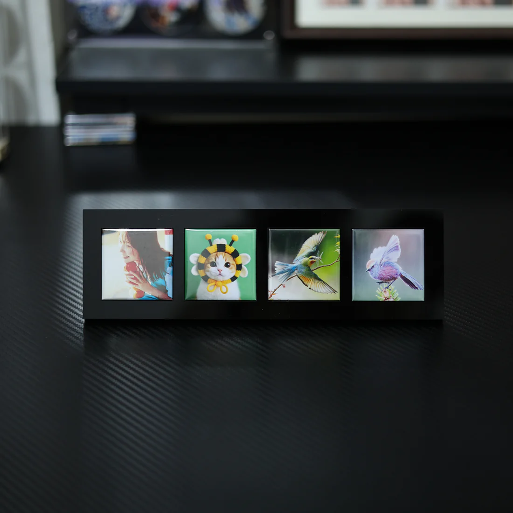 50*50mm（2*2 inches）4 Grid Side by Side Photo Frame