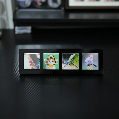 50*50mm（2*2 inches）4 Grid Side by Side Photo Frame