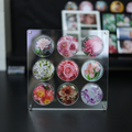58mm(2.28 inches) Circular 9-compartment display shelf (non-magnetic)