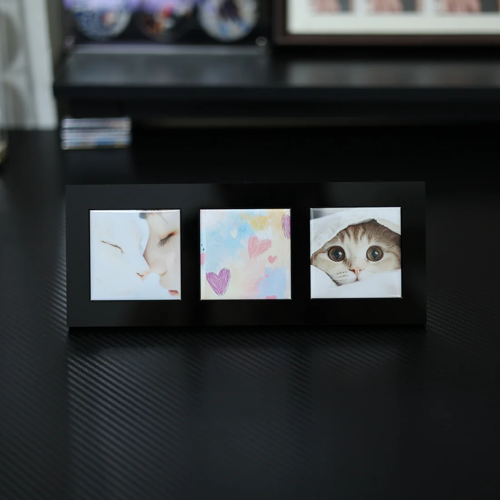 63.5*63.5mm（2.5*2.5 inches）3 Grid Photo Frame