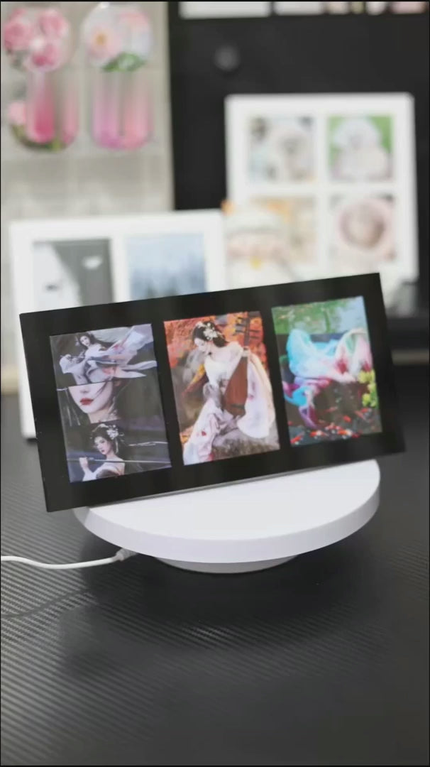 65*90mm（2.6*3.6 inches）3 Grid Photo Frame